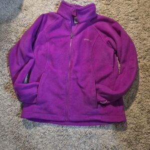 Columbia Vibrant Purple Full-Zip Fleece